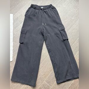 PINK Victoria's Secret Black Cargo Pants